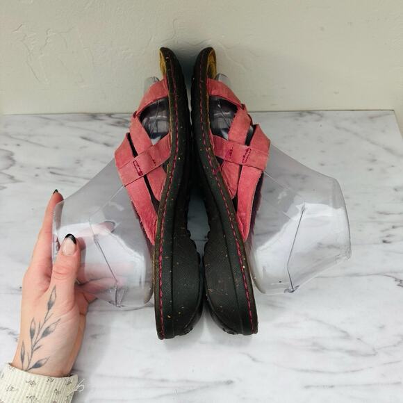 Ugg Pink Leather Strappy Sandals Women’s Size 9 - Picture 6 of 11